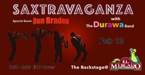 Saxtravaganza with the Durawa Band @ The Backstage | Austin | Texas | United States