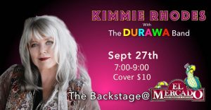 Kimmie Rhodes with the Durawa Band @ The Backstage | Austin | Texas | United States