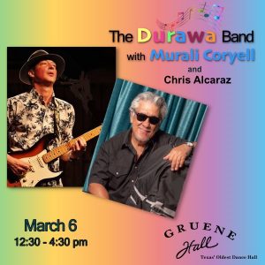 MURALI CORYELL with the Durawa Band @ Gruene Hall | New Braunfels | Texas | United States