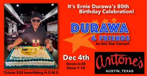 Ernie Durawa's 80th Birthday Bash @ Antone's | Austin | Texas | United States